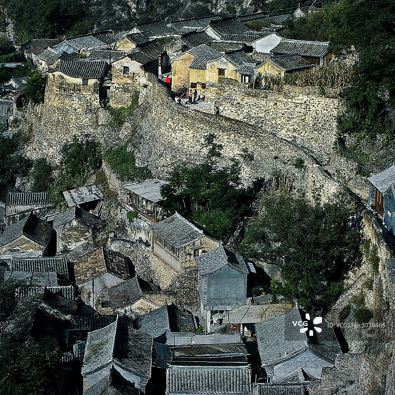 京西爨底下村图片素材