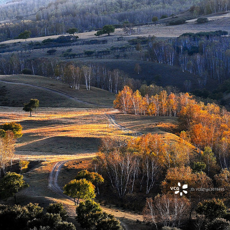 坝上风光图片素材