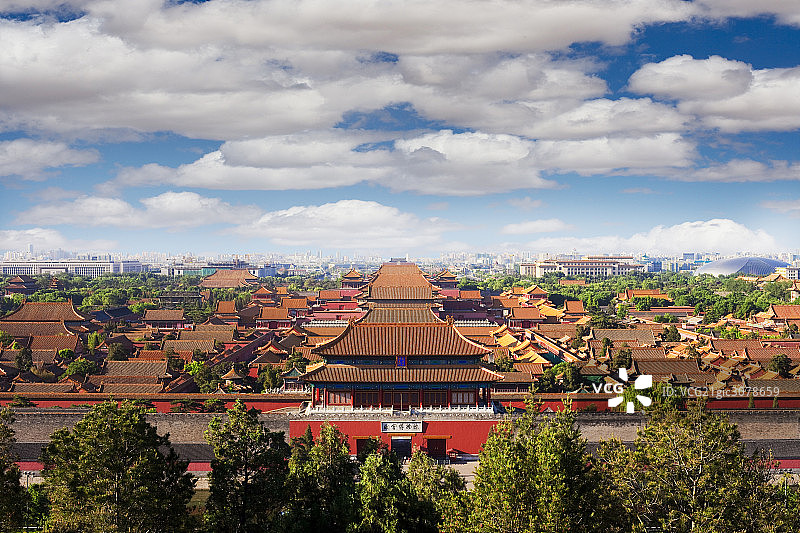 北京故宫神武门图片素材