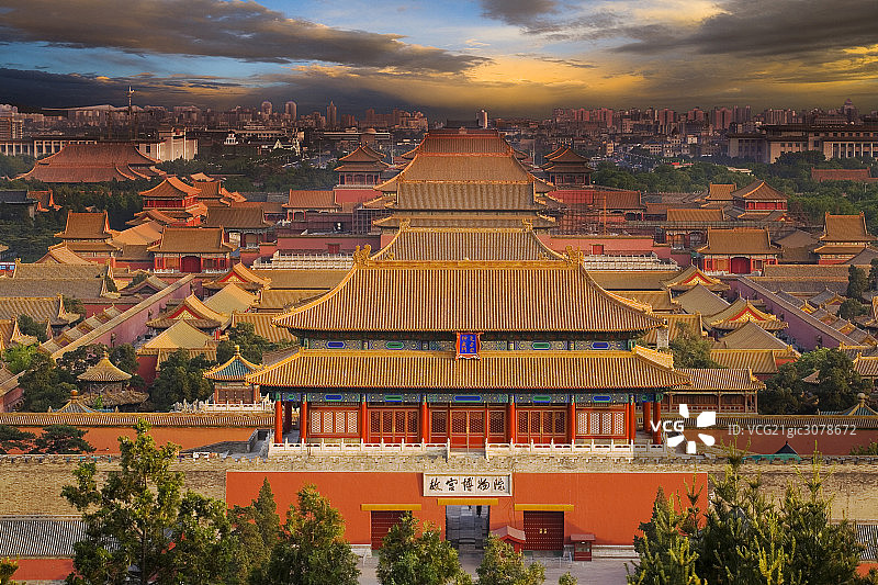 北京故宫神武门图片素材