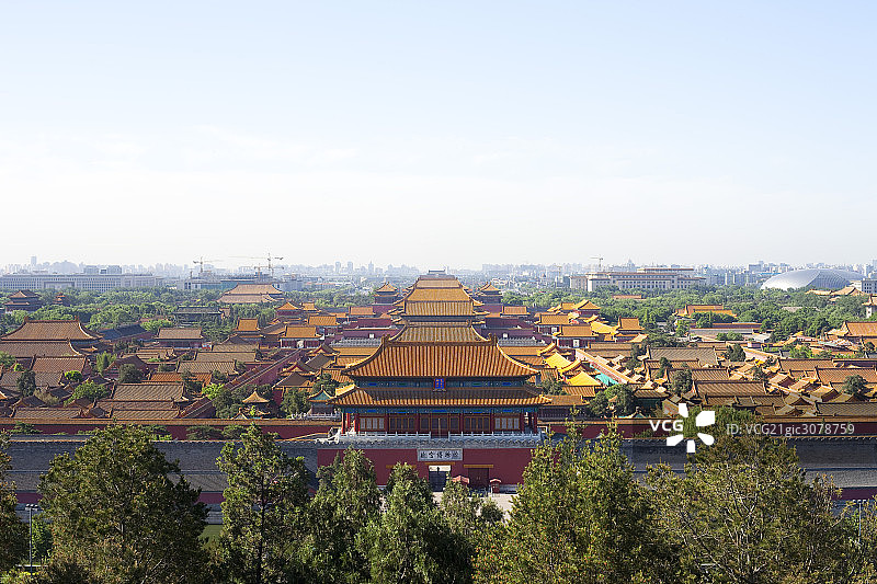北京故宫神武门图片素材
