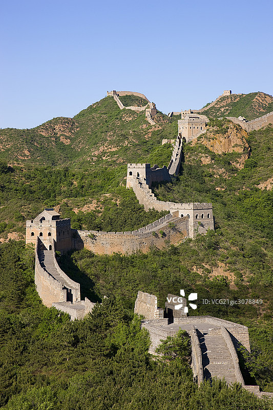 河北金山岭长城图片素材