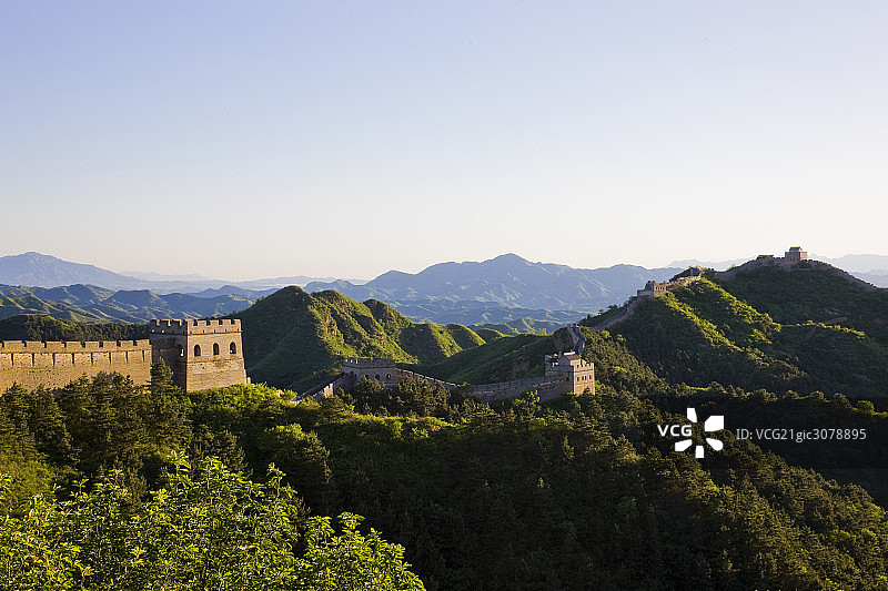 河北金山岭长城图片素材