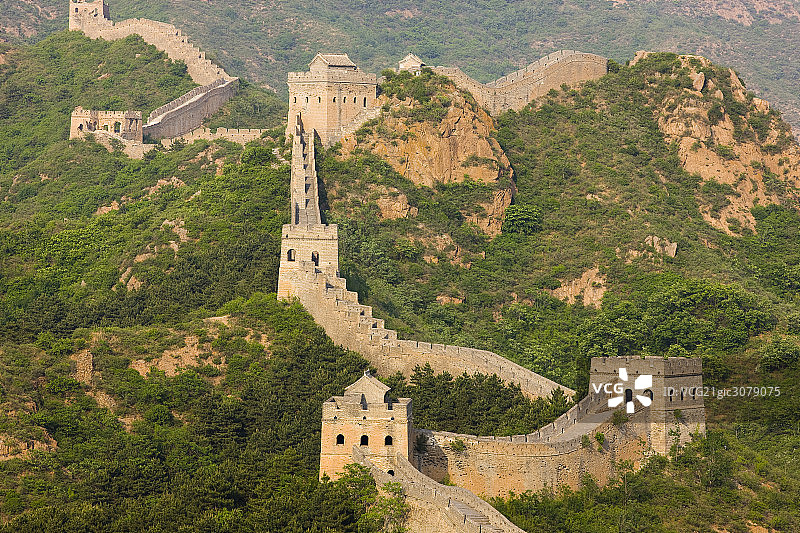 河北金山岭长城图片素材