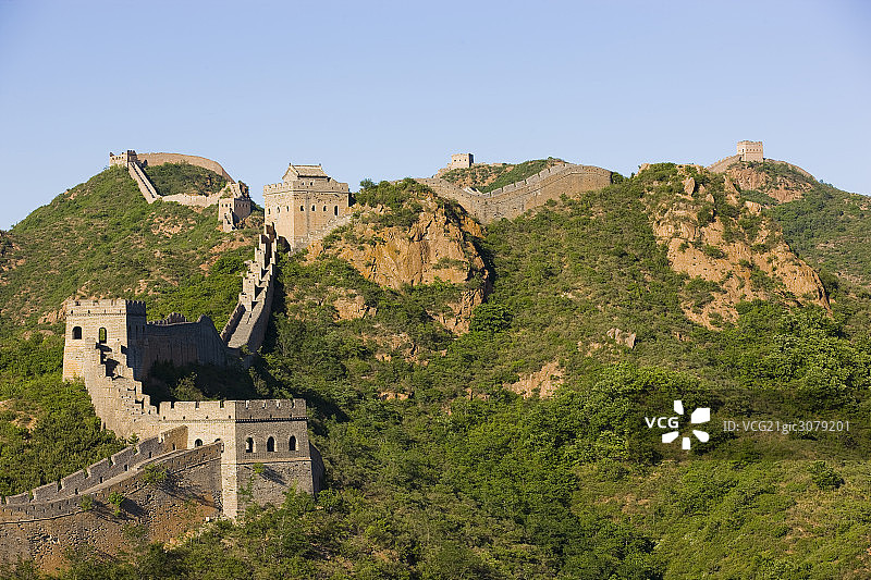 河北金山岭长城图片素材