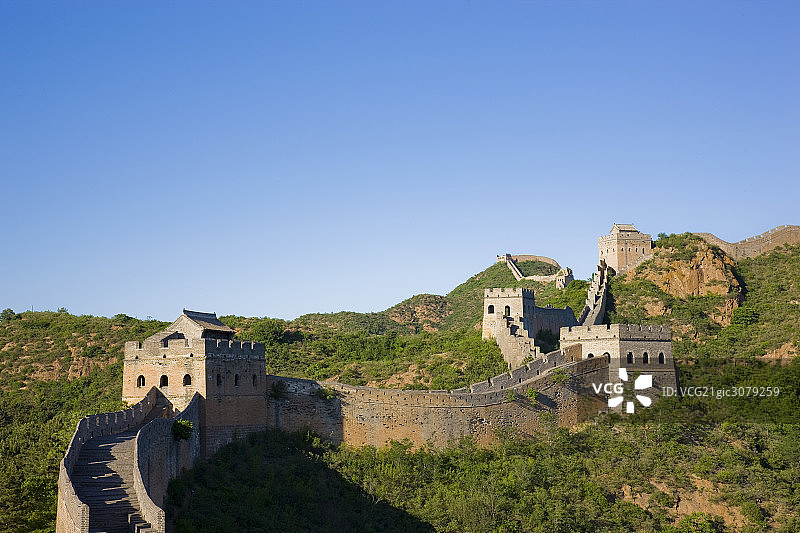 河北金山岭长城图片素材