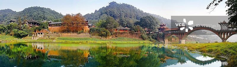 中国乐山风光图片素材