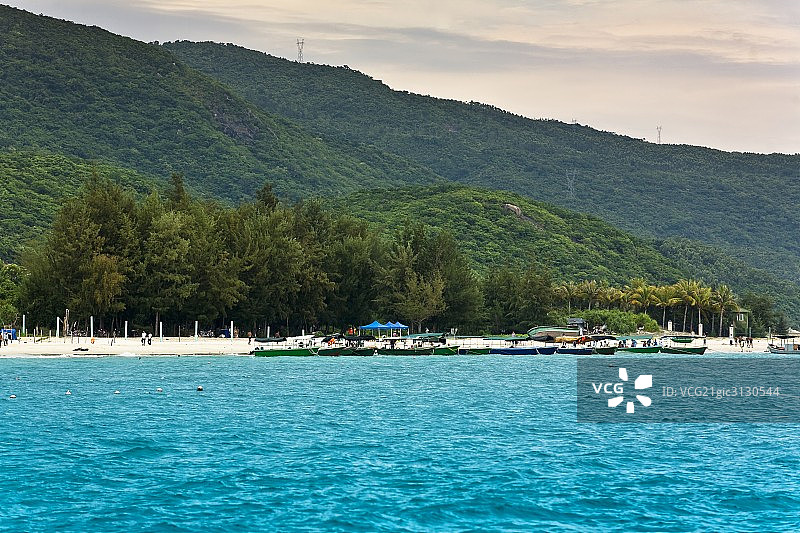 海南三亚大东海图片素材