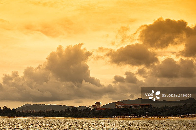 海南三亚大东海图片素材