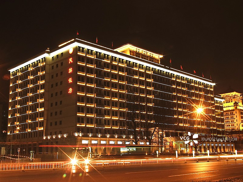 中国,北京,民族饭店图片素材