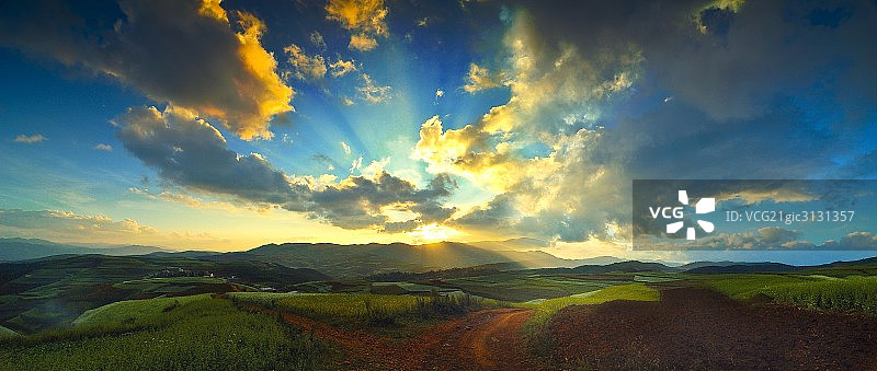 中国,云南东川图片素材