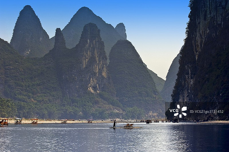桂林山水甲天下图片素材