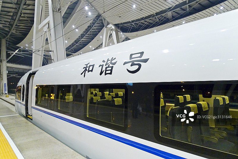 中国高速火车图片素材