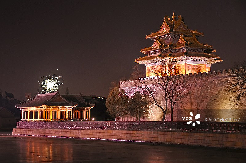 中国,北京,故宫角楼图片素材