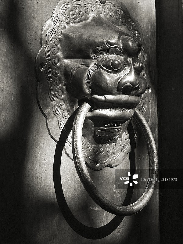 门扣，狮子图片素材