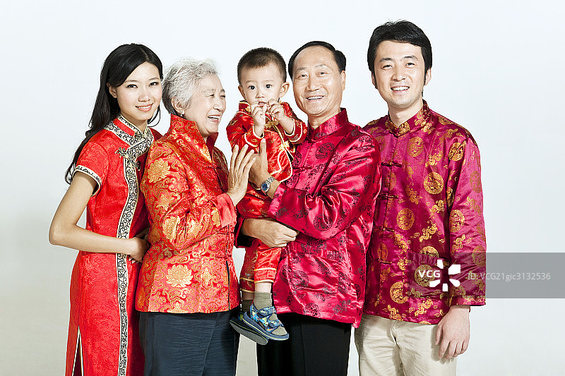 中国家庭图片素材