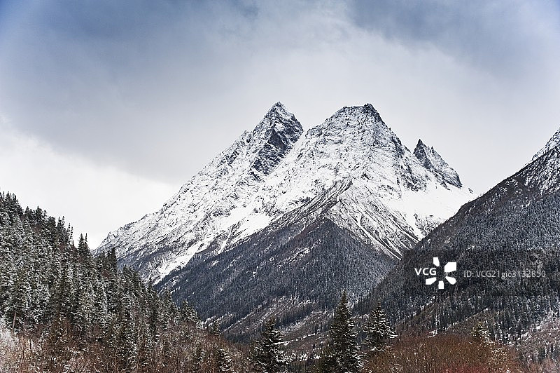 中国四川四姑娘山风景区图片素材