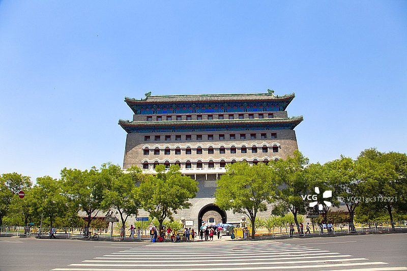 北京前门城楼图片素材