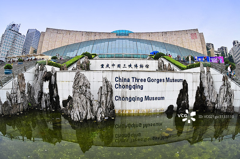 中国，四川，重庆，三峡博物馆图片素材