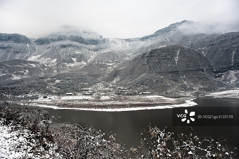 中国四川大瓦山风光图片素材