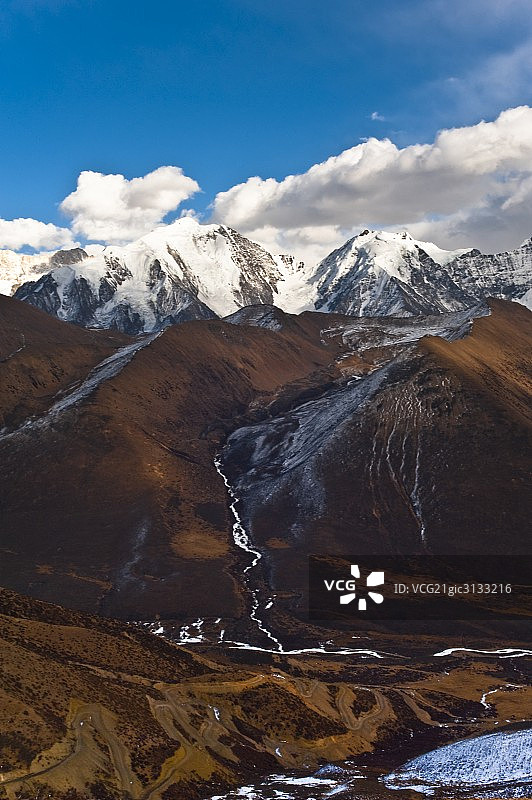 中国四川贡嘎山西坡图片素材