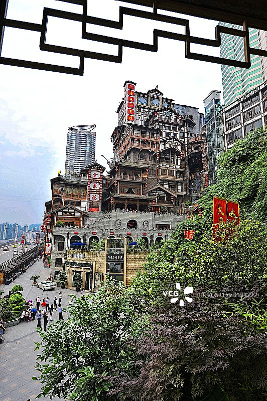 中国，重庆，洪崖洞图片素材
