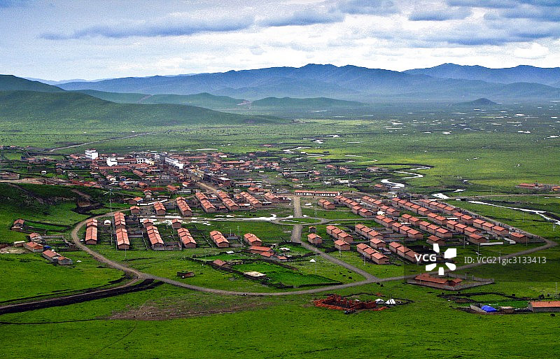 甘肃阿万仓风光图片素材