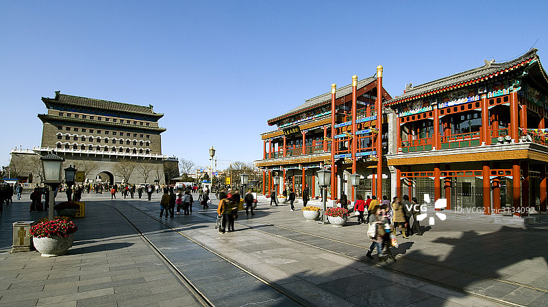 北京前门大街图片素材