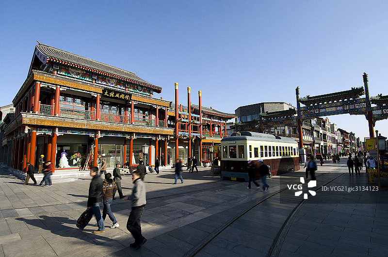 北京前门大街图片素材