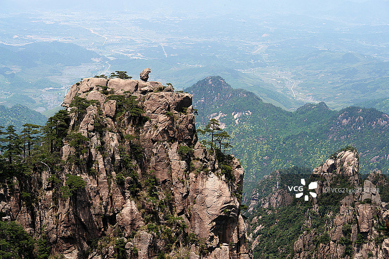 山北海景区猴子望太平图片素材