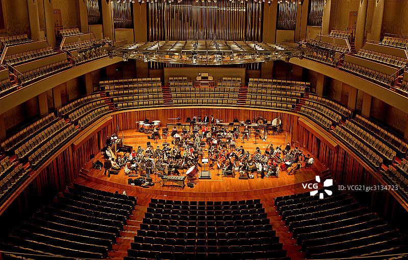国家大剧院内景图片素材