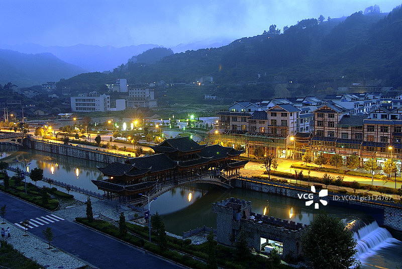 贵州雷山县民居图片素材