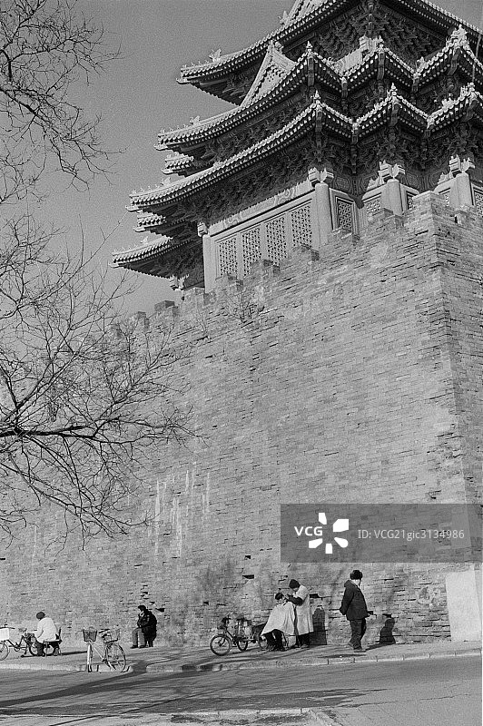 老北京故宫角楼图片素材