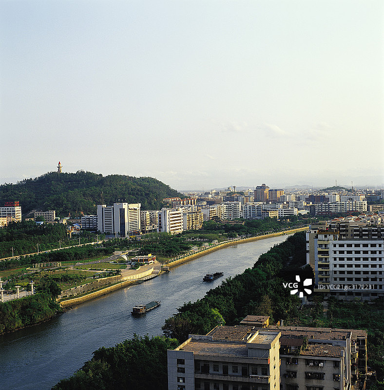 广东省江门市城市风光图片素材