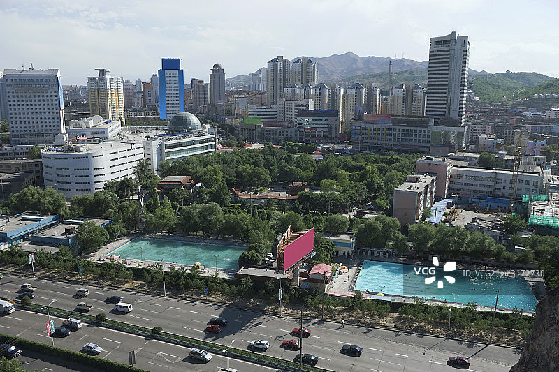 新疆维吾尔自治区乌鲁木齐城市风光图片素材