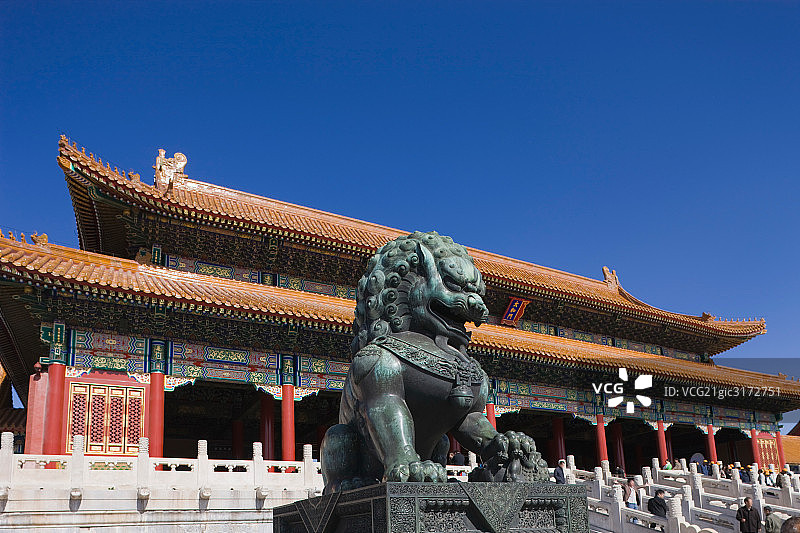 北京故宫日景图片素材