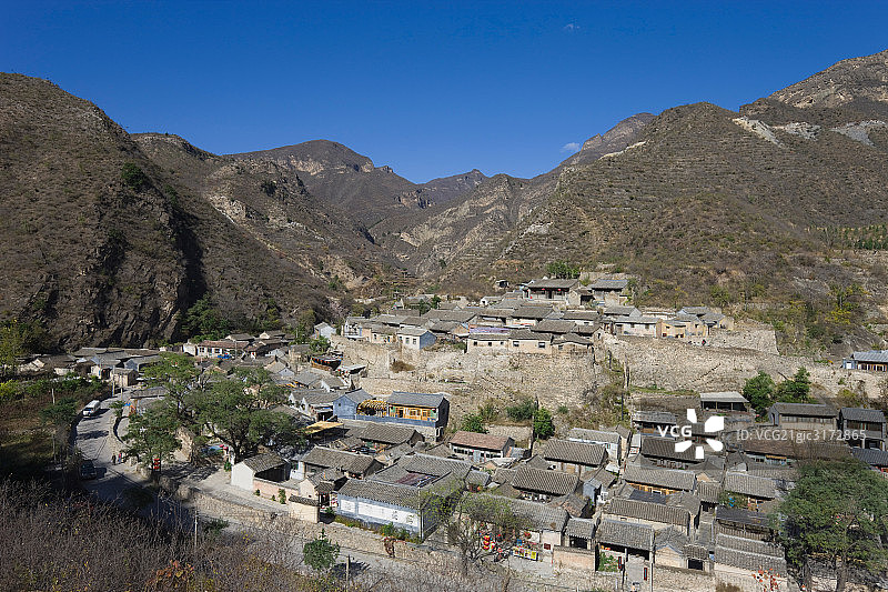 北京门头沟爨底下图片素材