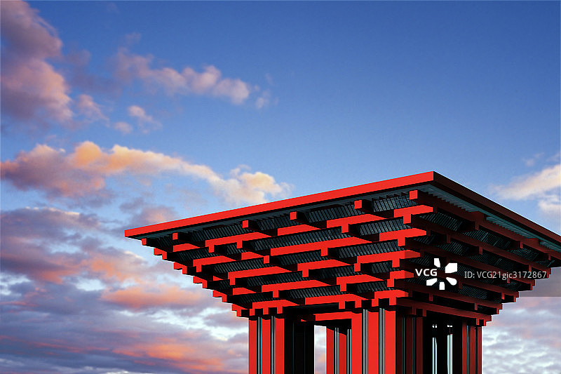 上海世界博览会插画图片素材