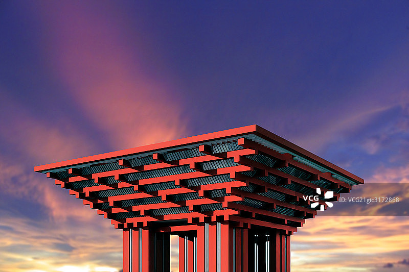 上海世界博览会插画图片素材