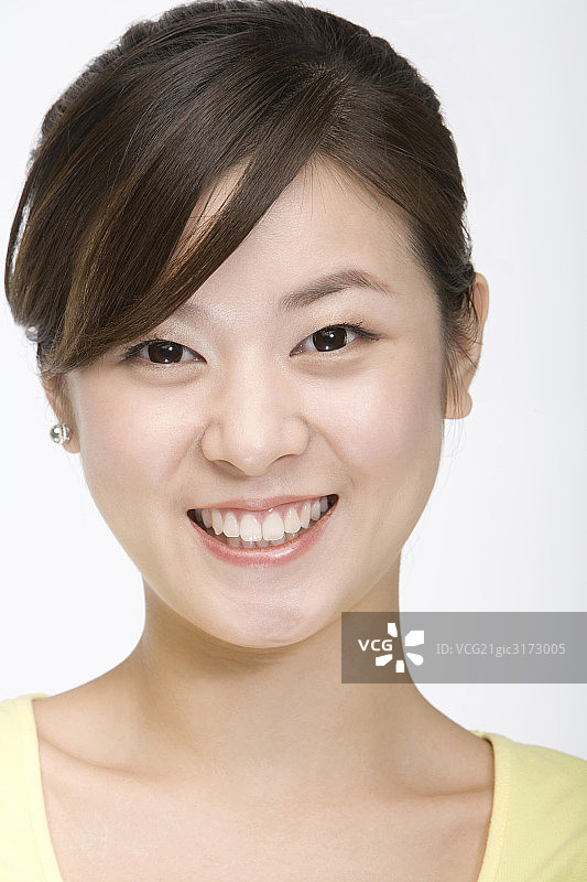 年轻女孩肖像图片素材