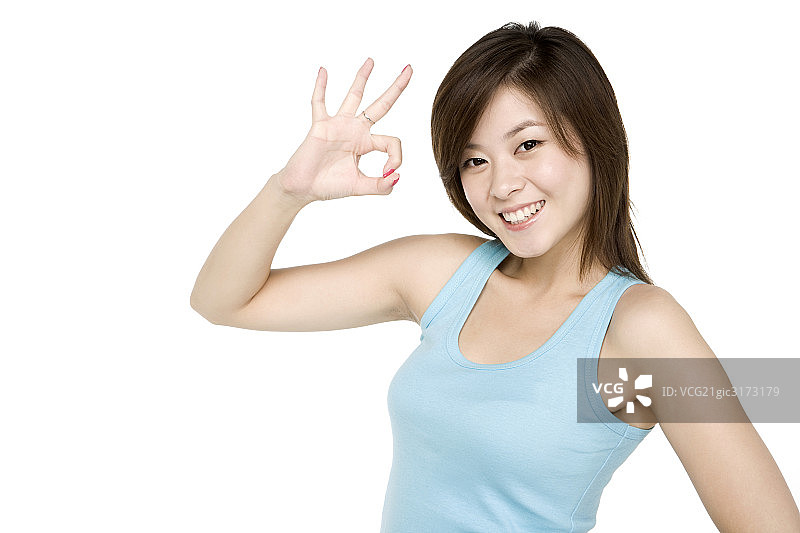 成功的女孩图片素材