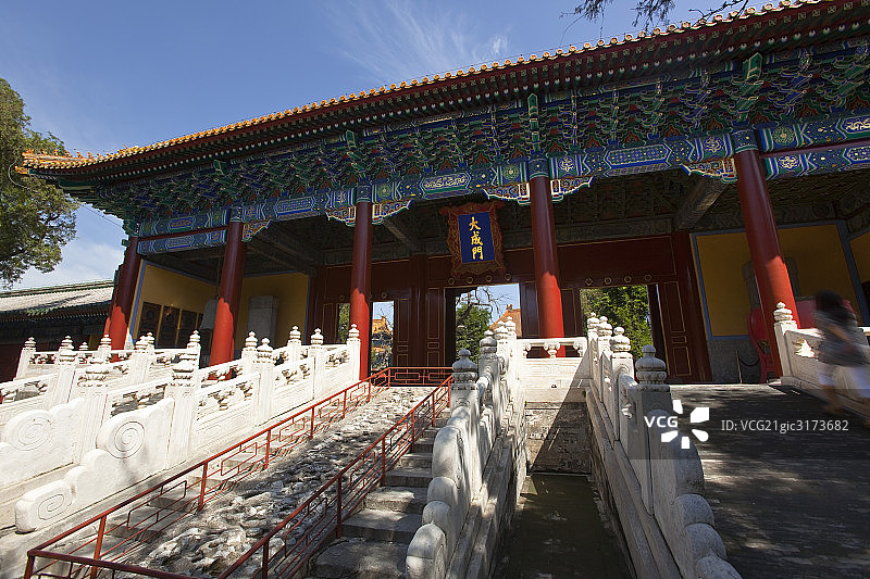 北京国子监图片素材