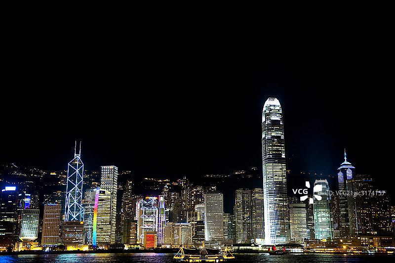 香港夜景图片素材