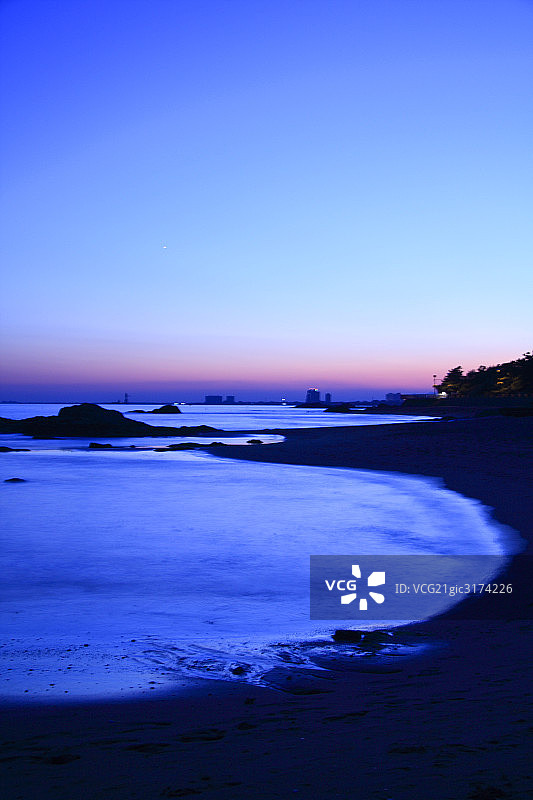 南戴河海滩图片素材