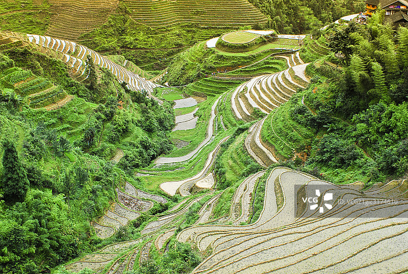 广西桂林和龙胜图片素材