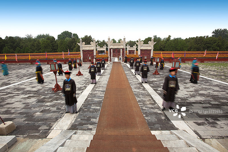 北京地坛公园图片素材
