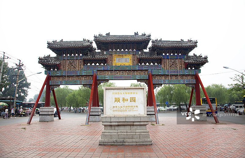 北京颐和园公园图片素材
