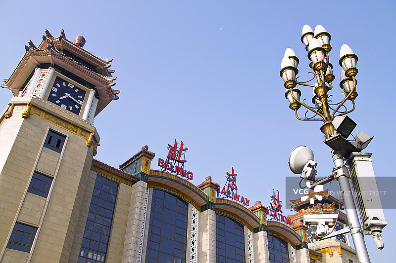 北京火车站图片素材