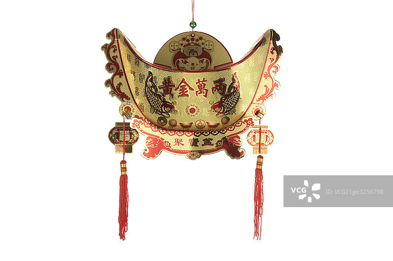 金元宝挂件图片素材