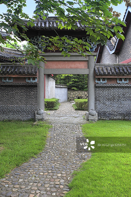 浙江横店宋代仿古建筑图片素材
